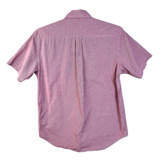 Brooks Brothers 346 Button Down Shirt Men M Red Check Short Sleeves Preppy - Picture 7 of 8